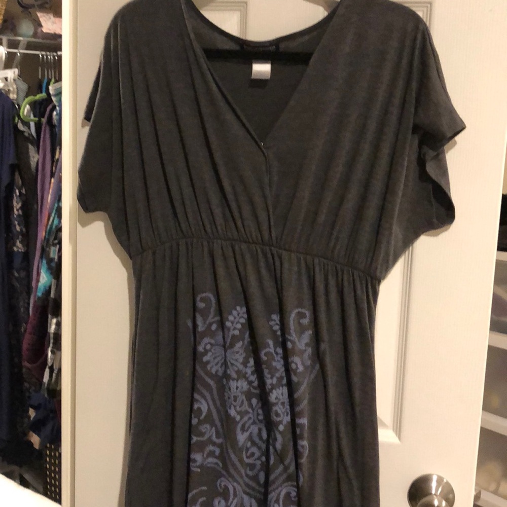 Grey maxi dress